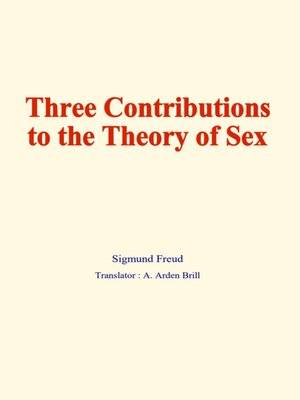 cover image of Three contributions to the theory of sex